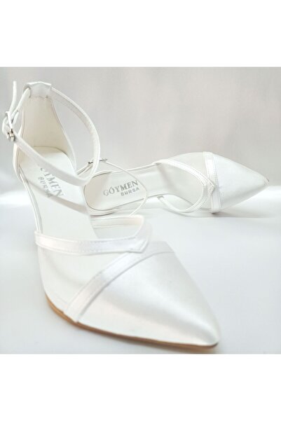 Göymen Kundura Molly Sedef Saten Sivri Kadın Abiye Ayakkabı