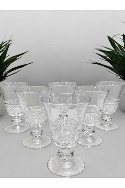Paşabahçe 6-Piece Legs Decorated Water Cup Set