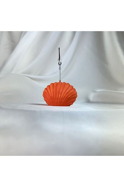 oasis decoration Orange Oyster Note Holder, Photo Holder