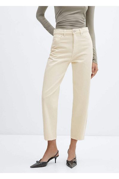 MANGO Woman Ψηλόμεσο slouchy τζιν