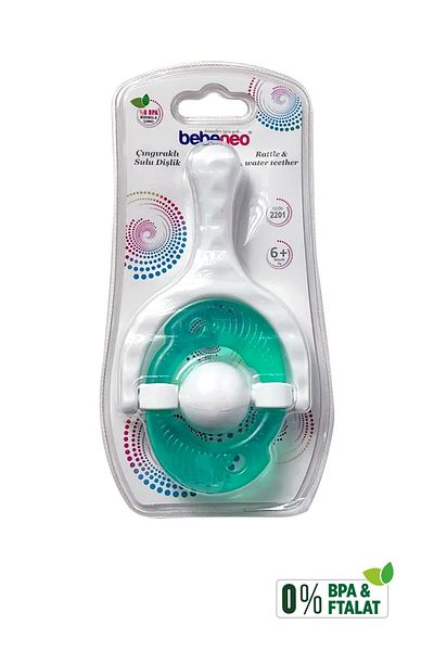 BEBENEO Green Bpa Free Quality Water Teethers - Rattle and Scratcher Unisex