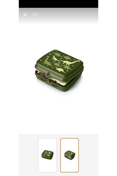 Tupperware Dinazorlu Sandiviç Kutusu.