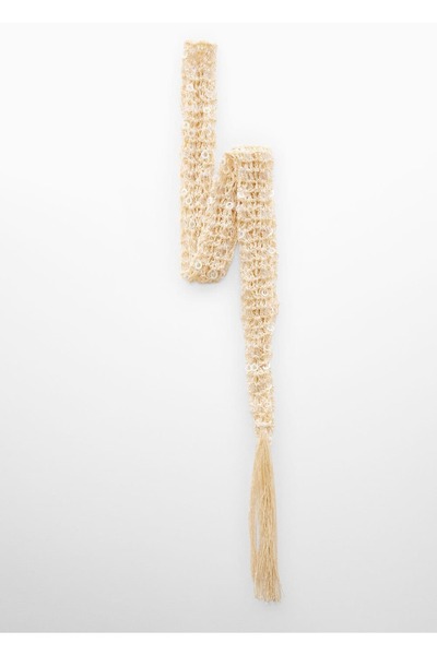 MANGO Woman Sequin Detailed Scarf