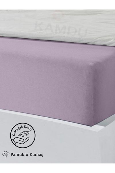 QURRY Premium 100X200 cm Single Ranforce Cotton Elastic Sheet - Pillow Case with Gift