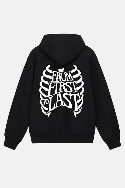 FEEL STYLE De la First To Last Logo imprimat - 100% bumbac Hanorac oversize unisex