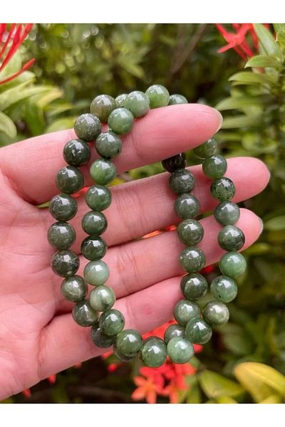eHediyecim Brazil Jade Natural Stone Bracelet
