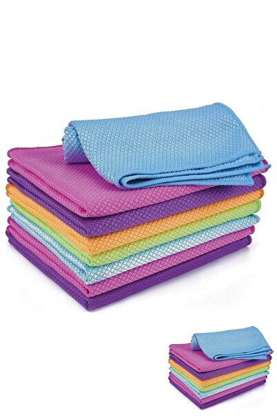 M.Y. TASO 2 Adet Mikrofiber Oto Cam Temizlik Bezi Baklava Desen Cam Bezi Toz ...
