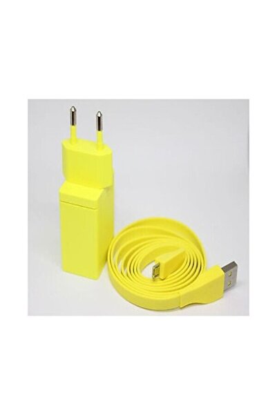 Ultimate Ears Boom 2 Orijinal Şarj Seti Adaptör Ve Usb Kablo Sarı (ORİJİNAL)