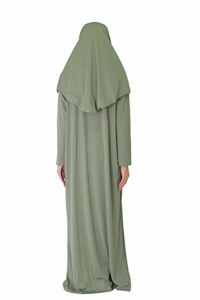 ZEHRANAZ NAMAZ ELBİSESİ Light Khaki - Zippered Prayer Dress