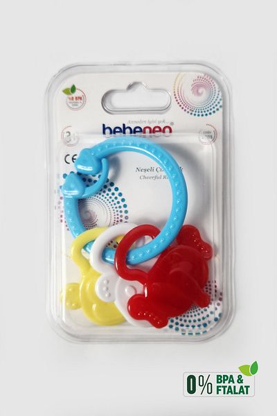 BEBENEO Cheerful Healthy Bpa-Free Rattles for Baby