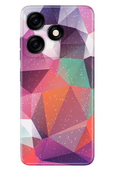 TECNO Spark 10C - Spark 10 4g Case Silicone Patterned Abstract