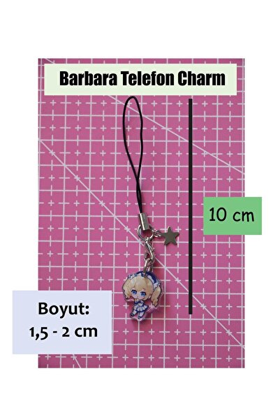 Akumastik جينشين باربرا خادمة صغيرة لطيف الاكريليك سحر صغير - ملحق الهاتف