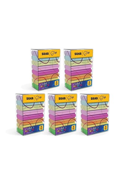 Silka Curved Rainbow 8 Li Silgi (sg-51) 5 Li Paket