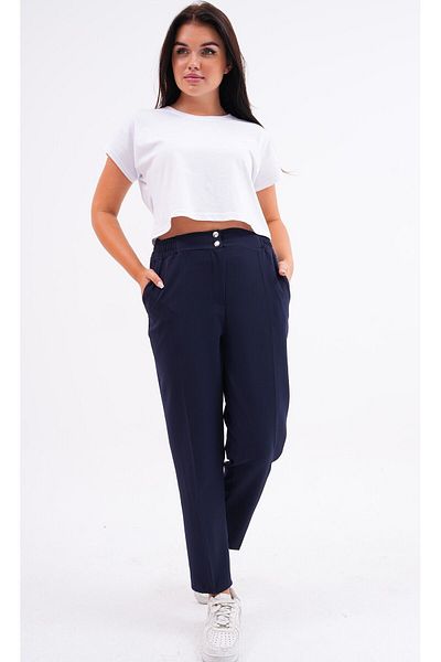 zanstil Zanstil - Skinny Leg Pocket, Zipper and Elastic Waist Pants