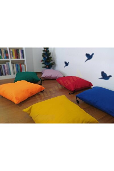 6 Colored Play Cushion Set