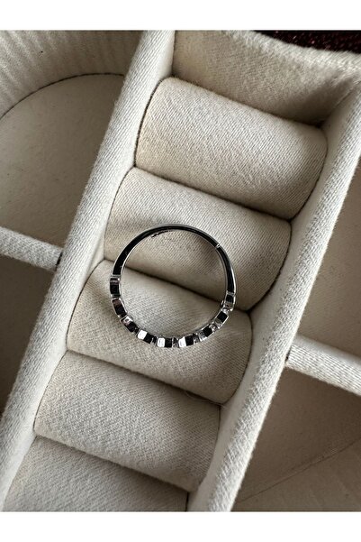 ringbox Çok Renkli Gümüş Renkli Yıldız Kadın Yüzük