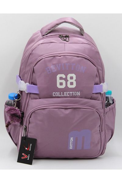 Bevitton Geantă de școală și călătorie unisex - țesătură impermeabilă personalizată