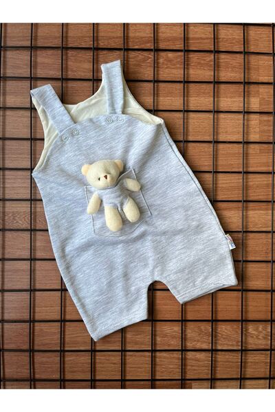MBK GARDEN 2-Piece Baby Rompers Set - Cute and Plush Teddy Bear