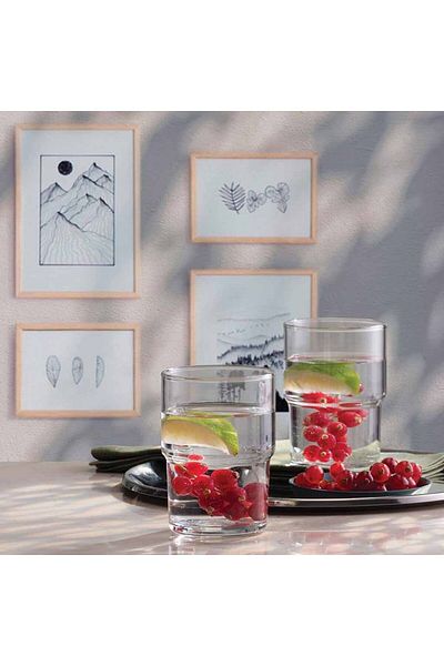 Paşabahçe 200 Cc 6-Piece Glass Water Cup Set