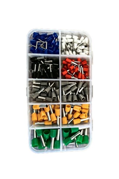 Genel Markalar İNCİ ELEKTRİK Izoleli Yüksük Takımı 250 Adet Kutulu - 0,50mm/0,75mm/1mm/1,5mm/2,5mm/4mm/6mm Ölçüleri