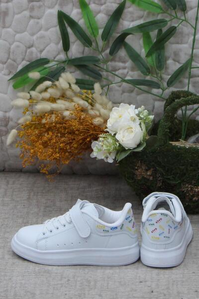 M.P. M.P 242 3317 - Pantofi albi originali pentru fete, comozi si usori