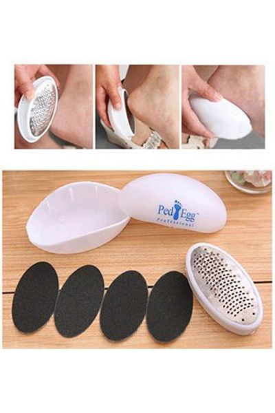 MUJGAN Practical Easy Foot Care - Ped Egg File Heel Grater