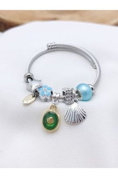 NOVAFACE Steel Eye Charm Standard Bracelet