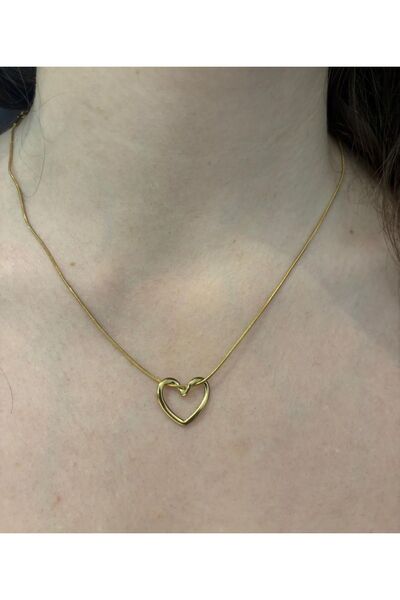 Rubus Steel Heart-Shaped Knot Necklace