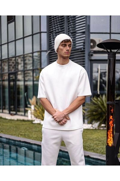 İLKCET MODA Μπλουζάκι Unisex από ύφασμα κατάδυσης υψηλής ποιότητας