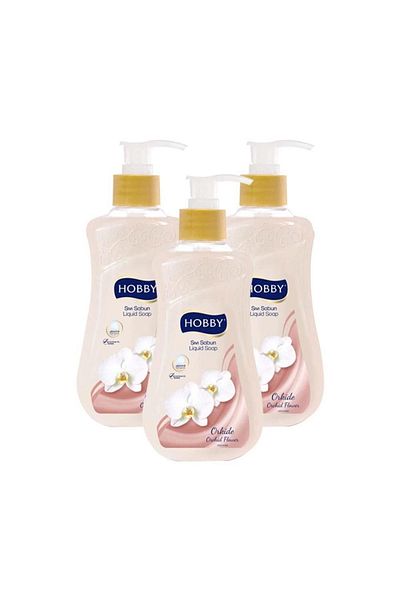 Hobby Orchid Flower Liquid Soap - 400MlX 3