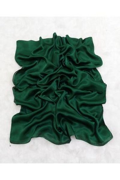 NOVAFACE Standard Evening Dress Janjan Shiny Satin Textured Hijab Evening Dress Chiffon Shawl Classic