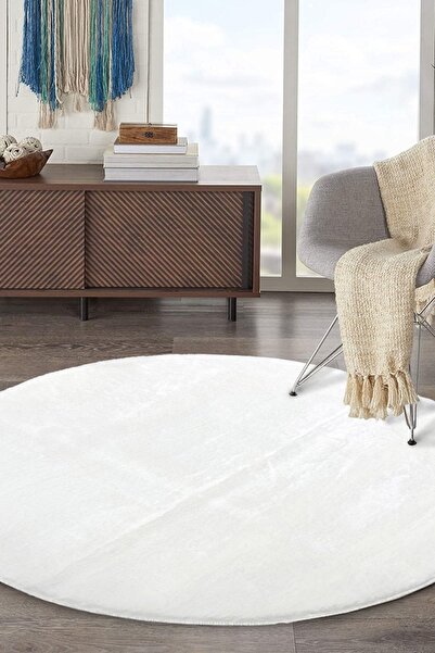 Sarar Dekoratif Peluş Yumuşak Yuvarlak - Oval Post Halı
