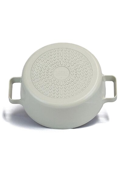 NEOFLAM Prima Nova Fika Aluminum Cast Pot with Glass Lid 24 Cm D-neof224 Induction Gas and Sieve