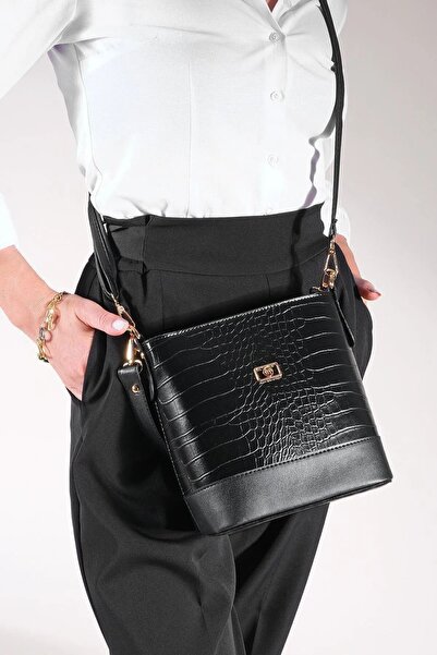 HEBBS Kadın Omuz Çantası  Siyah