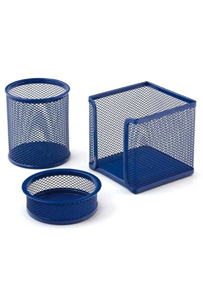 Mas Σετ Γραφείου Θήκη Χαρτοκόπτη-Θήκη Χαρτιού-Θήκη Στυλό 3 ΤΕΜΑΧΙΑ Μεταλλικό ...