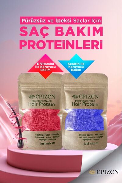 EPİZEN 2’li Ekstra Vitaminli Saç Bakım Proteini Bakım Seti İpeksi Saçlar İçin