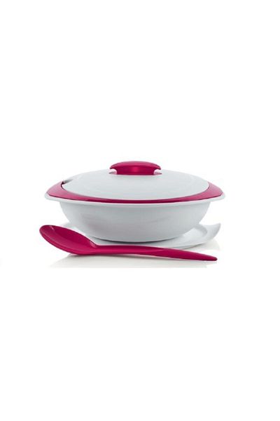 Tupperware Stylish Service 1.5 l Microwave Oven Heating Pot Hsgl