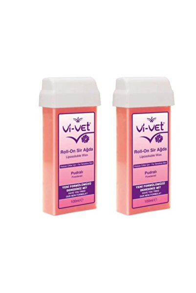 Vi-vet Vivet Kartuş Roll-on Sir Ağda Pudralı 100 Ml X 2 Adet