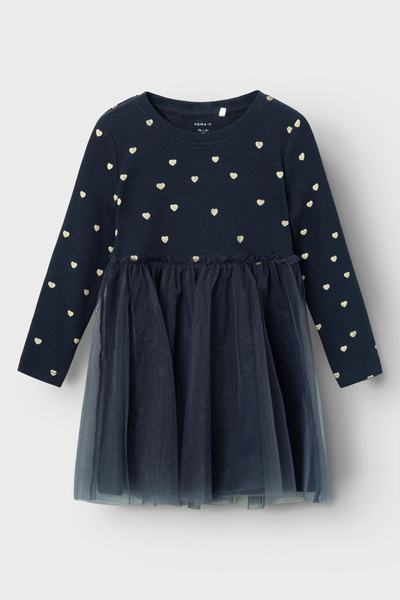 name ıt Рокля Дамска/Момиче Тъмен Сапфир