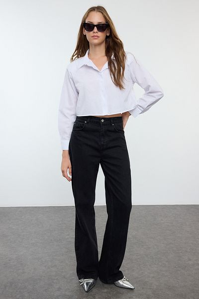 Trendyol Collection Гольфи з схованкою в горошок в стилі екрю TWOAW25GO00046