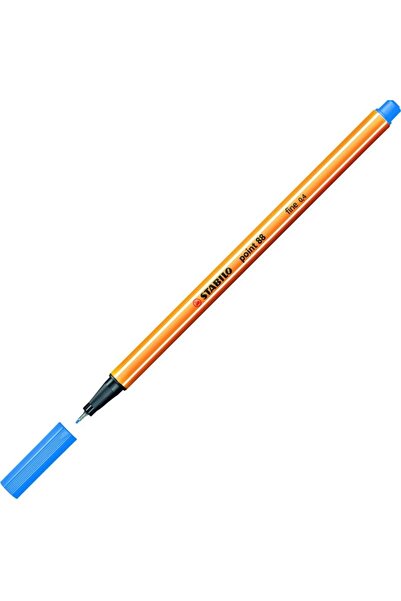 Stabilo Keçe Uçlu Ince Kalem 88 Point 0.4 Mm Koyu Mavi 88/32 - 10'lu Paket