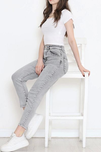 lykkeboutique Gray Boyfriend Jeans - 18224.1431