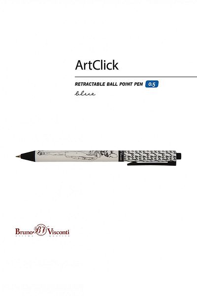 Bruno Visconti ArT Click 0.5mm BallpoinT Push Pen - Be Cool