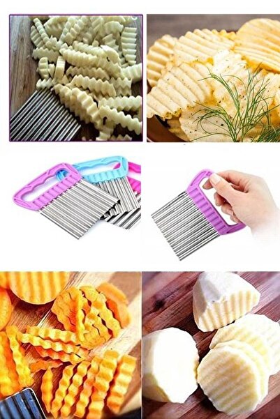 Pratik Şeyler Chips Chopper Şekilli Sebze Ve Meyve Dilimleyici Mtf.02884.00