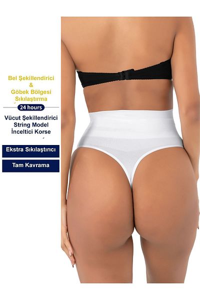 EMBA KORSE Women's Seamless Recovery Slimming Butt Panties - Regular Waist String Corset Women