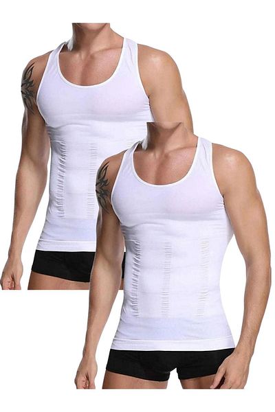 EMBA KORSE Men's Corset Undershirt - Recovery, Back Anti-Humpback, Upright Durus Waist Corset, Set of 2 Corsets