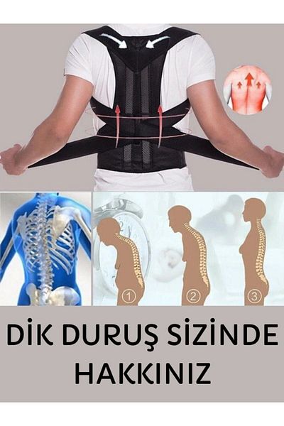 EMBA KORSE Orthopedic Upright Posture Corset - Magnetic Buckle Preventive for Waist and Back