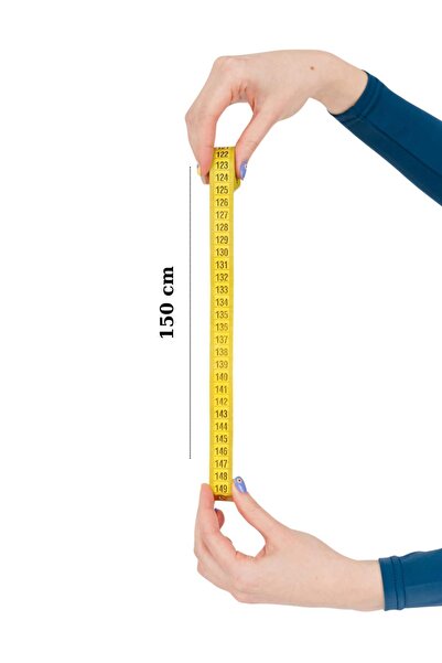 ARTUAL Mezura Vücut Ölçüm Bel Ölmek Için Mezura Klasik Terzi Mezurası Çift Taraflı Mezura