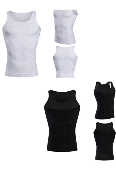 EMBA KORSE Ανδρικό κορσέ εσώρουχο - Συσφιγκτικό, Αντικατακόρυφο πλάτης, Κορσέ μέσης σε όρθια θέση, Σετ κορσέδων 2 τεμαχίων