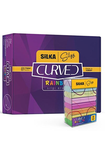 Silka Пастел за гумички Rainbow Neon - 8 броя, Sg.51, 30 броя